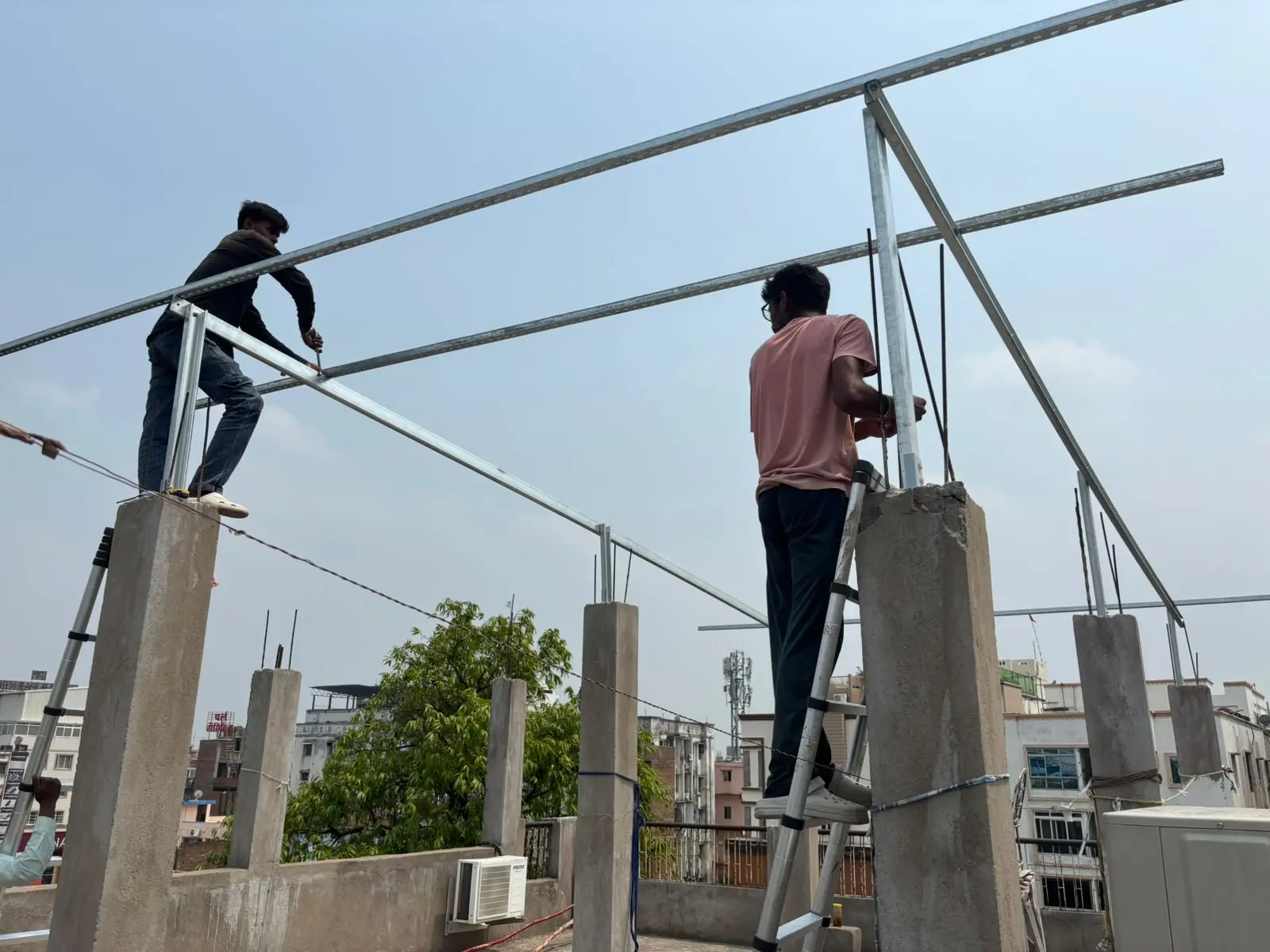 HELIOUS team at work on site